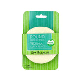 round loofah pad packaging